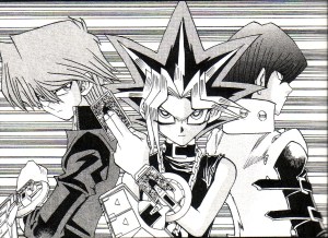 Toinen Yuugi, Jounouchi ja Seto Kaiba valmistautuvat Battle Cityyn.